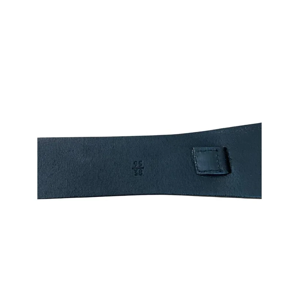 Jil Sander Black Leather Wrap Belt